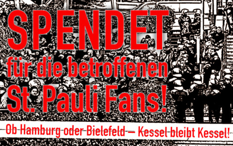 Auswärts im Kessel – Spendet für die betroffenen St. Pauli-Fans!